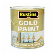 Rustins Quick Dry  Gold Paint - 100ml