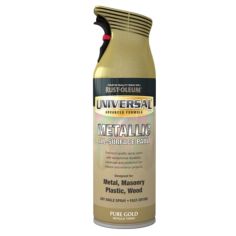 Rust-Oleum Universal All-Surface Spray Paint - Pure Gold Metallic 400ml