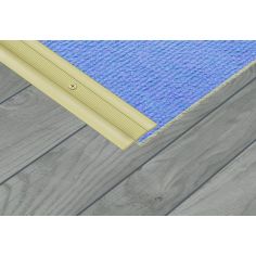 Aluminium Coverstrip Gold Effect 25mm x 900mm
