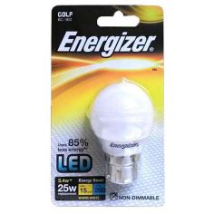 Energizer 3.4W LED Golf B22/ BC Light Bulb