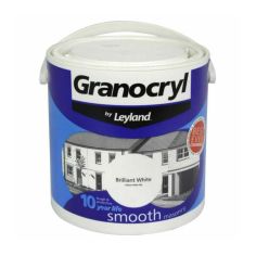 Granocryl Smooth Masonry Paint - Brilliant White 2.5L