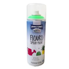 Johnstones Revive Flouro Spray Paint - Fluorescent Green 400ml