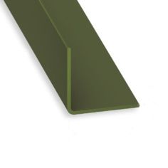 Green PVC Equal Corner Profile - 20mm X 20mm X 2m