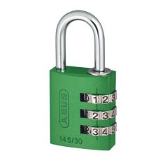 Abus 145/30 30mm Green Combination Padlock