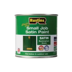 Rustins Quick Dry Small Job Satin Paint - Green 250ml