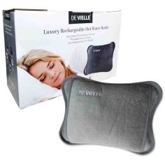 De Vielle Luxury Rechargeable Electric Hot Water Bottle - Pink