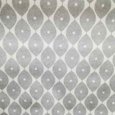 Grey Leaf Design Oil Cloth / Tablecloth