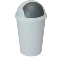 Large Plastic Grey Bullet Bin - 50L