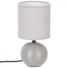 Table Lamp With Matt Grey Base