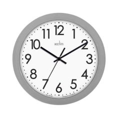 Acctim / Abingdon 255mm Grey Wall Clock