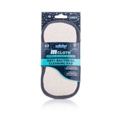 Minky Grey M Cloth Anti-Bacterial Cleaning Pad