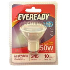 Eveready 3.8W LED Cool White GU10 Spot Lightbulb