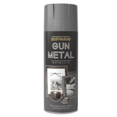 Rust-Oleum Modern Metallic Spray Paint - Gun Metal 400ml