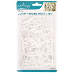 Gutter Hanging Hook Clips - 50 pieces  
