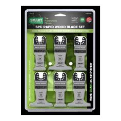 Smart H6RWK 6pc Rapid Wood Blade Set