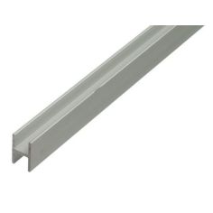 H Profile Anodised Aluminium Silver - 9.1 x 12 x 6.5 x 1.3 / 1