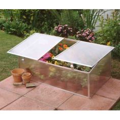 Halls Aluminium Cold Frame Polypropylene 3ft x 2ft