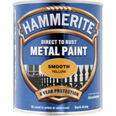 Hammerite Metal Paint Smooth - 750ml Yellow