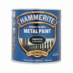 Hammerite Metal Paint - 250ml Smooth Dark Green