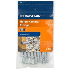 Rawlplug Hammer Fixings - 8x 120mm (Pack of 10)