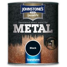 Johnstones Hammered Metal Black 750ml