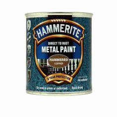 Hammerite Direct To Rust Metal Paint - Hammered Copper 750ml