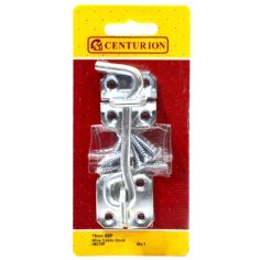 Centurion Zinc Plated Wire Cabin Hook - 75mm (3")