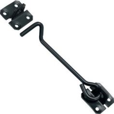 100mm Cabin Hook Black japanned