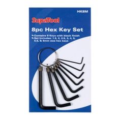 SupaTool 8 Piece Hex Key Set