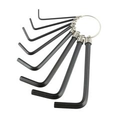 Hex Key Keyring Set - 8 pieces 