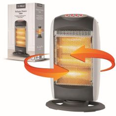 De Vielle 1200W Oscillating Halogen Heater