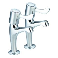 1/2" Apollo 1/4" High Neck Sink / Basin Taps with Turn Levers