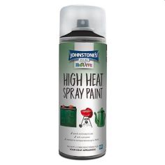 Johnstones Revive High Heat Spray Paint - Black 400ml