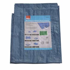 Hilka Multi-Purpose Polythene Woven Tarpaulin - 9ft x 6ft