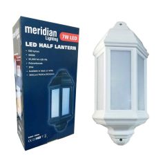 Meridian Outdoor Lighting LED Half Lantern - White