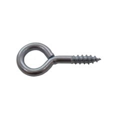 45 mm x 10 mm Zinc Plated Steel Screw Eyes (each)