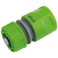 1/2" BSP Hose Connector With Water Stop Feature