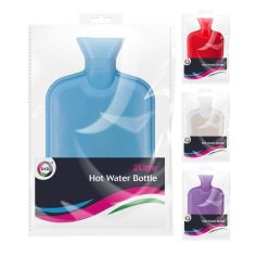 2L Double Ribbed Hot Water Bottle