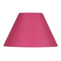 Hot Pink Coolie Lampshade - 14"
