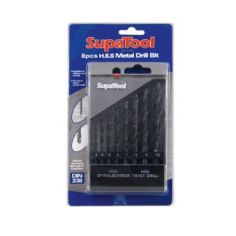 SupaTool HSS Metal Drill Bit Set - 8 Pieces