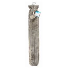Ashley Faux Fur Long Hot Water Bottle - Light Grey