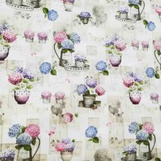 Hydrangea Flower Table Cloth / Oilcloth