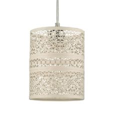 Moroccan Lantern Lampshade - White 20cm