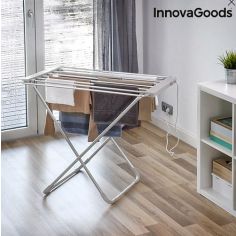 InnovaGoods Electric Drying Rack 100W Grey - 6 Bars 