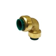 Brass Push In Pipe Fitting 90° Elbow - 1/2"