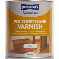 Johnstone's 750ml Quick Dry Clear Varnish Gloss