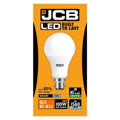 JCB 15w LED GLS Daylight B22 Lightbulb