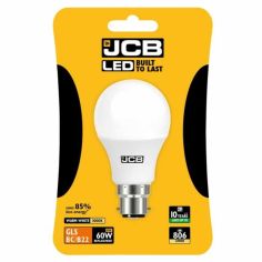 JCB 10W LED A60 Opal BC Light Bulb