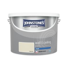 Johnstones Matt Wall & Ceiling Paint - Magnolia 10L