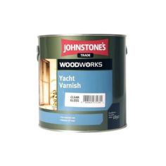 2.5 Ltr Johnstones Woodworks Yacht Varnish Clear